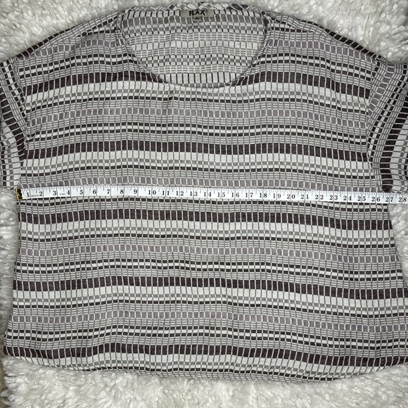 FLAX lagenlook  Linen blend  Pullover blouse M - Picture 4 of 7